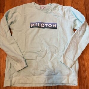 Peloton light blue Crewneck